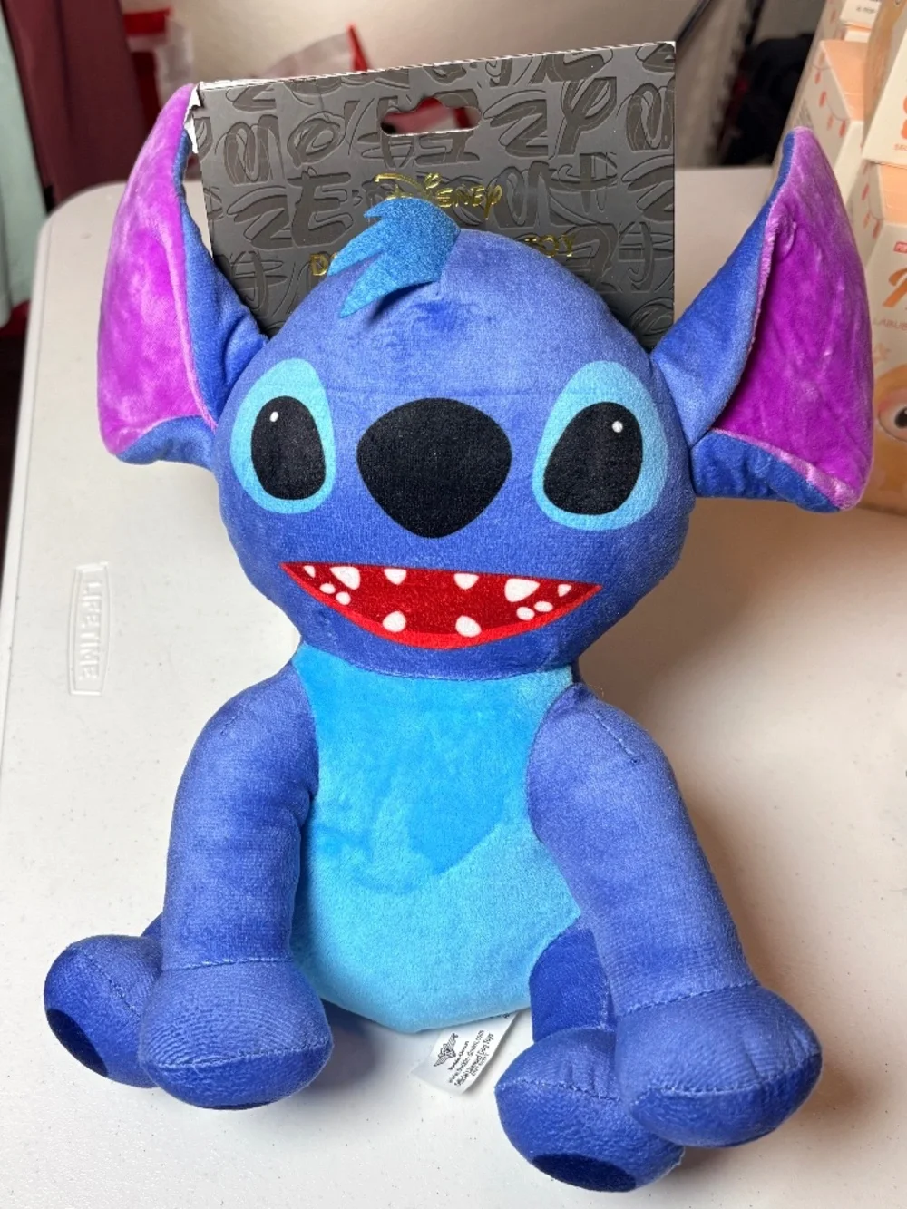 Buckle-Down Disney Dog Toy, Lilo & Stitch Pet Toy, Plush, Squeaky toy